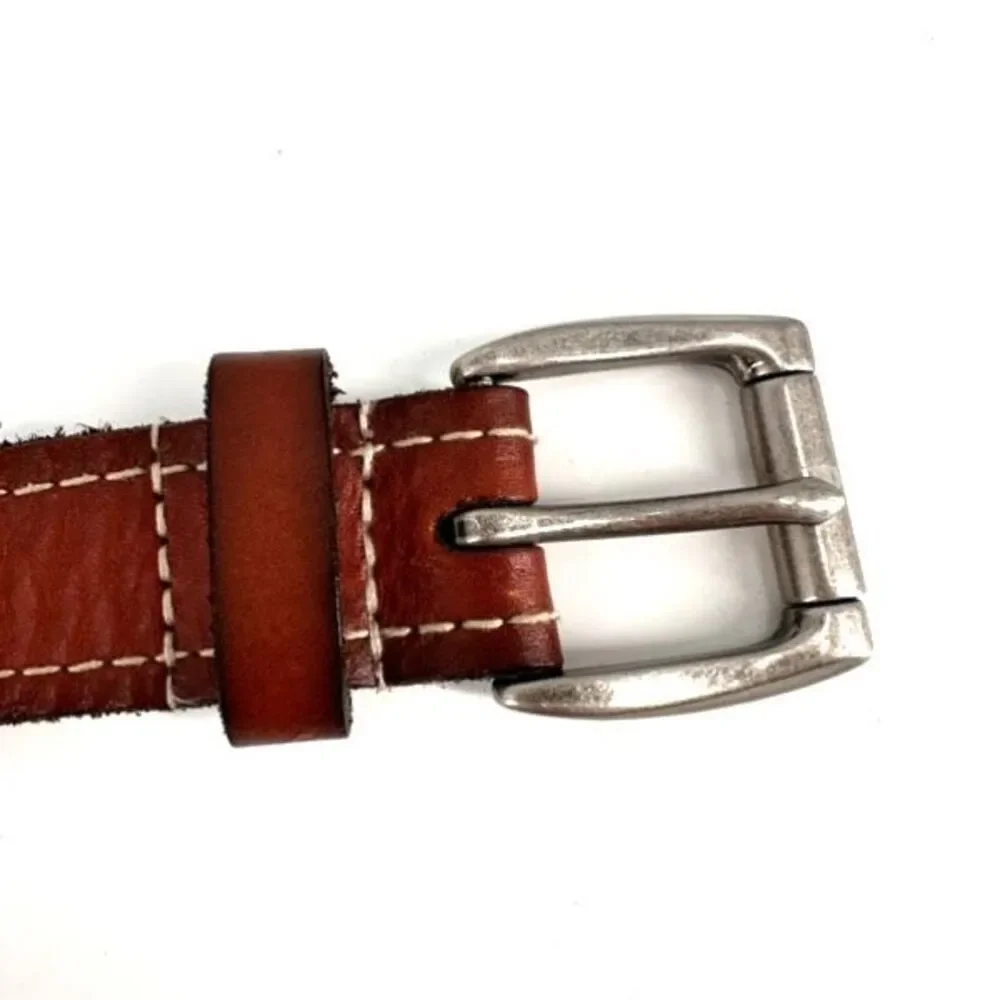 Carhartt Brown Leather Belt Medium Boys Unisex Youth‎ Kids Size 6/7